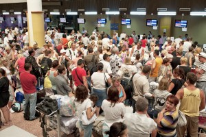 Busy Airport Check In