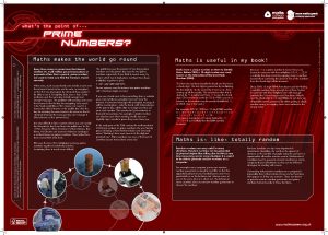 Prime Numbers poster