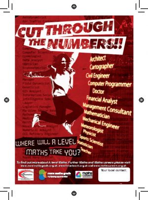 cut through the numbers poster