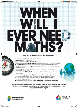 Maths in Geography poster