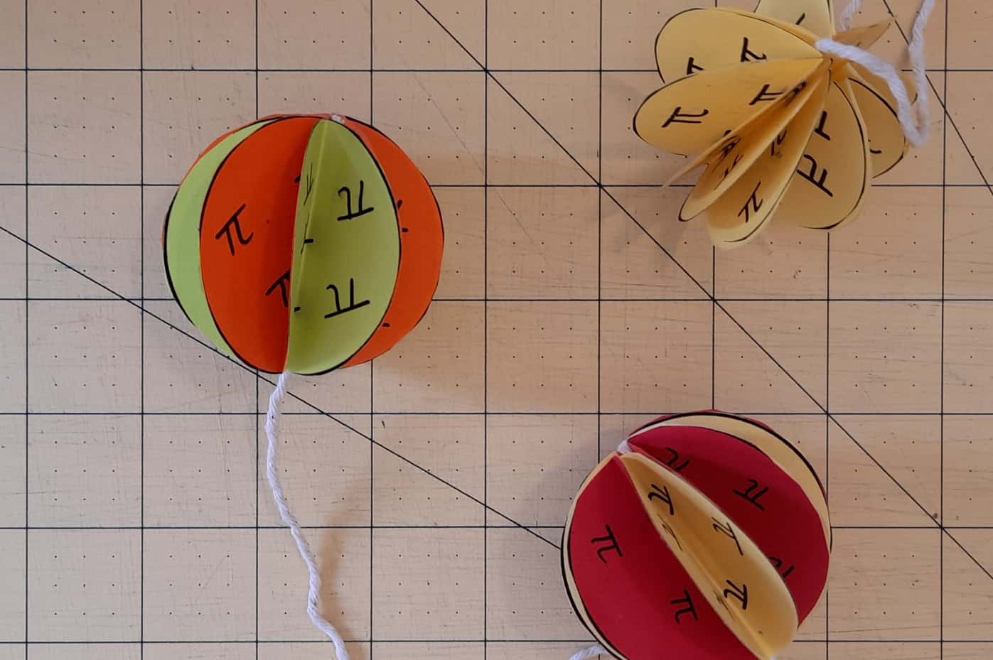 Pi Day Crafts for the Classroom – Paper Sphere Bunting